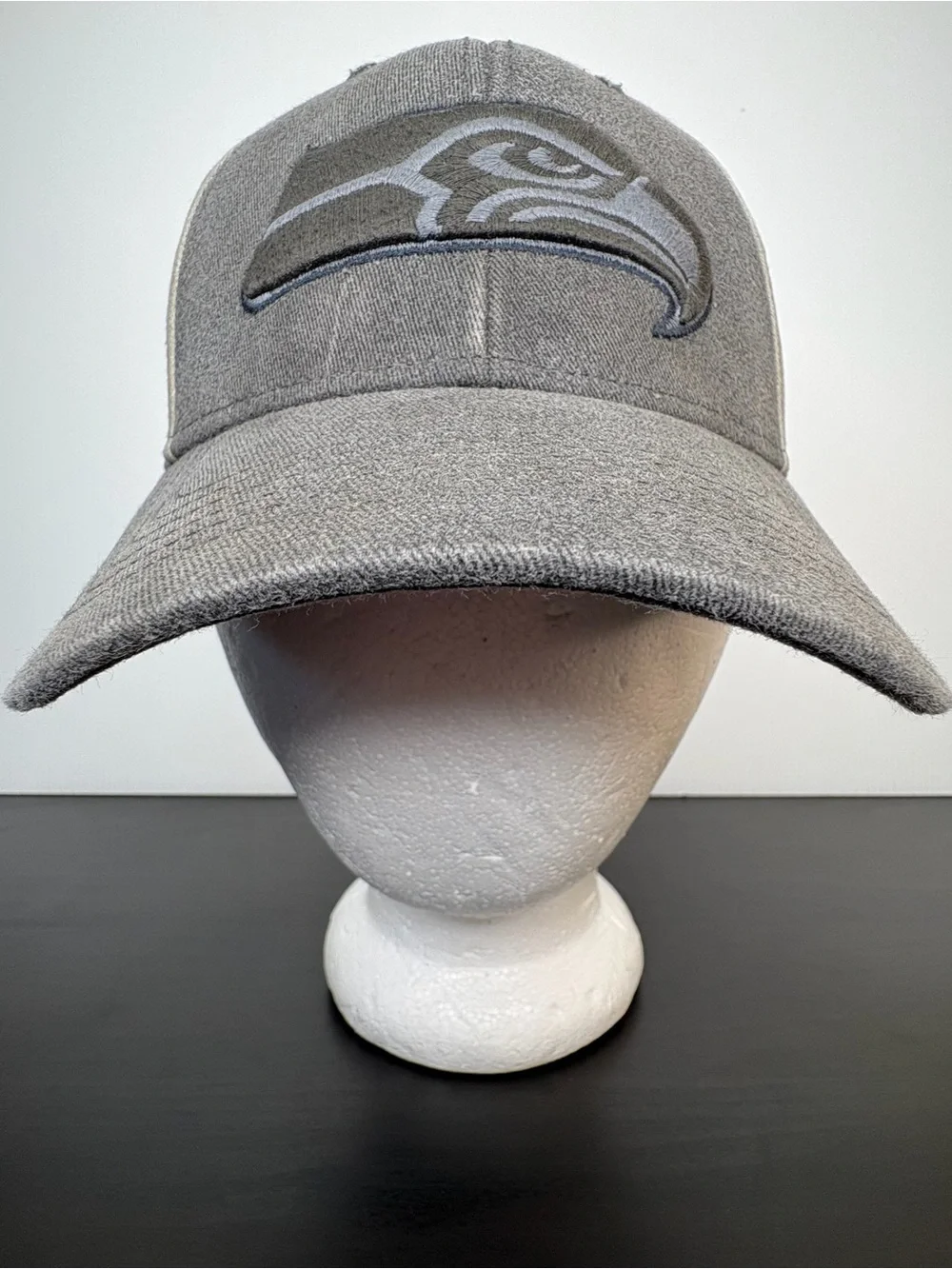 47 Seattle Seahawks Heather Gray Baseball Hat Adjustable Embroidered Logo NFL